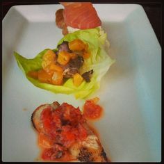 @ MADE, Happy Hour: chicken, duck, and salmon...complimentary appetizer plate.  Getting our taste buds ready for dinner!  http://www.srqreviews.com/index.cfm?action=RRD_ID=814