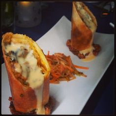 The Table Creekside Happy Hour, crispy spring rolls.  http://www.srqreviews.com/index.cfm?action=RRD_ID=374